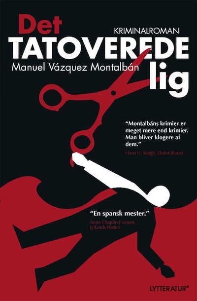 Det tatoverede lig – omslag til lydbogen af Manuel Vázquez Montalbán