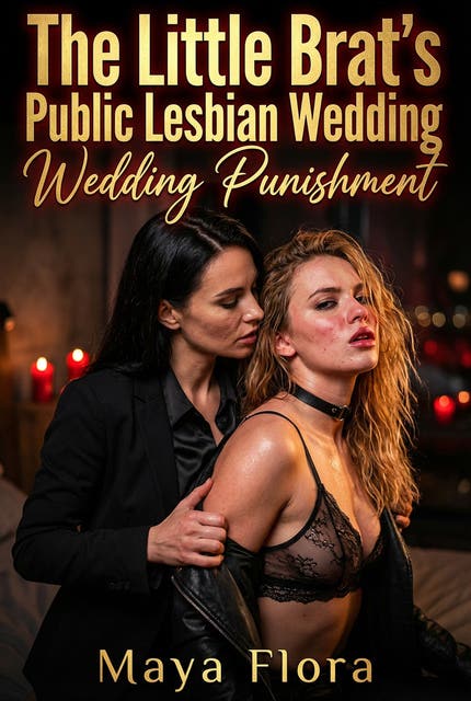 The Little Brat's Public Lesbian Wedding Punishment: A Full-Length Steamy Lesbian Age Play Romance Novel – omslag til lydbogen af Maya Flora
