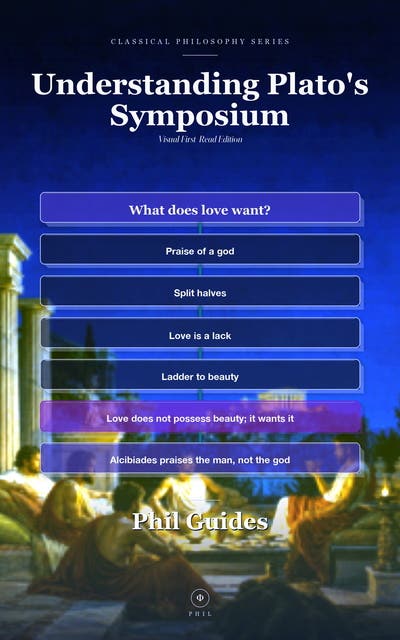 Understanding Plato's Symposium: Visual First-Read Edition – omslag til lydbogen af Phil Guides
