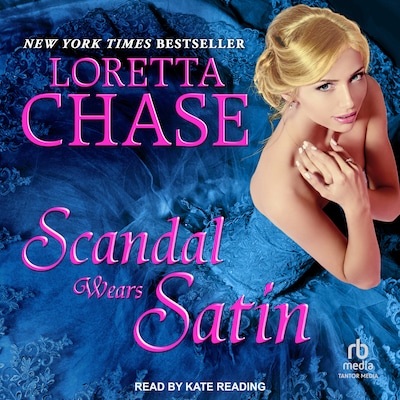 Scandal Wears Satin – omslag til lydbogen af Loretta Chase