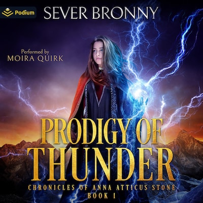 Prodigy of Thunder – omslag til lydbogen af Sever Bronny