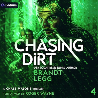 Chasing Dirt – omslag til lydbogen af Brandt Legg