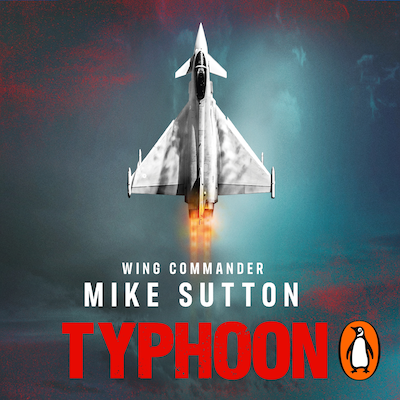 Typhoon – omslag til lydbogen af Mike Sutton