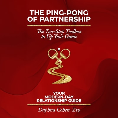 The Ping-Pong of Partnership – omslag til lydbogen af Daphna Cohen-Ziv