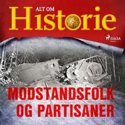 Modstandsfolk og partisaner – omslag til lydbogen af Alt Om Historie