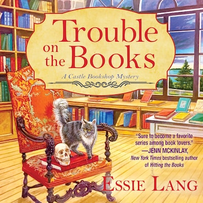 Trouble on the Books – omslag van het luisterboek van Essie Lang
