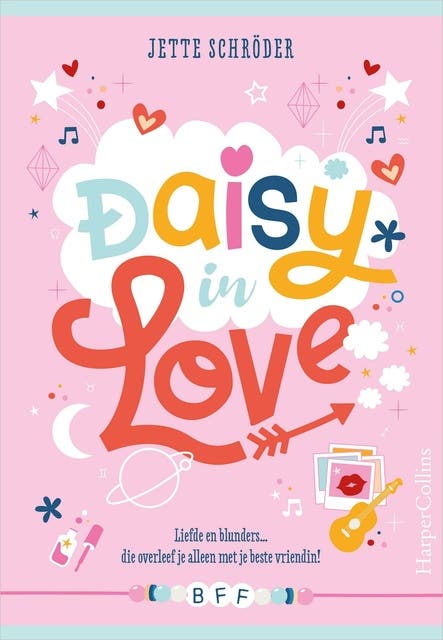 Daisy in Love – omslag van het luisterboek van Jette Schröder