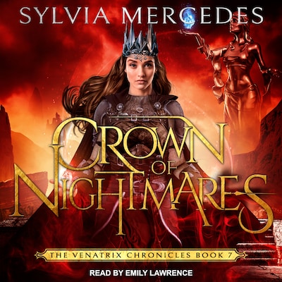 Crown of Nightmares – omslag til lydbogen af Sylvia Mercedes