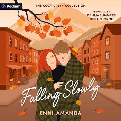 Falling Slowly – omslag til lydbogen af Enni Amanda