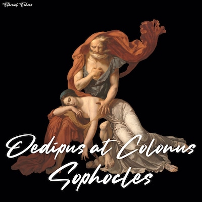 Oedipus at Colonus – omslag til lydbogen af Sophocles