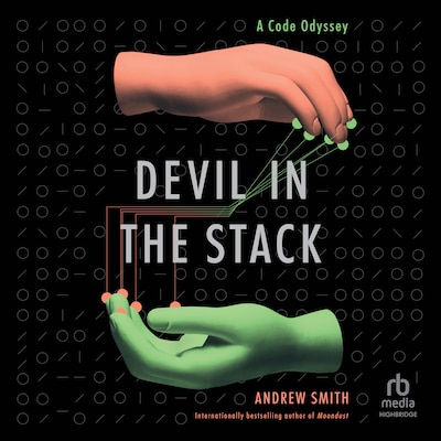 Devil in the Stack – omslag til lydbogen af Andrew Smith