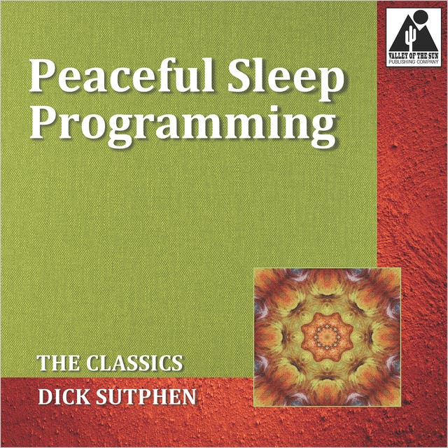 Peaceful Sleep Programming – omslag til lydbogen af Dick Sutphen