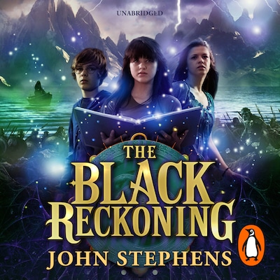 The Black Reckoning – omslag til lydbogen af John Stephens