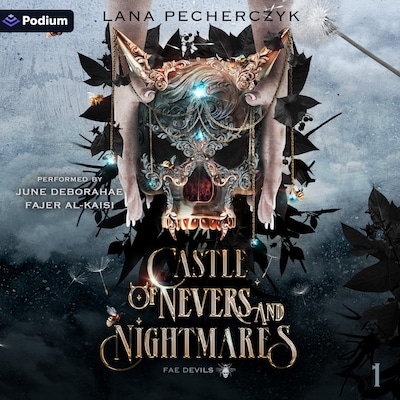 Castle of Nevers and Nightmares – omslag til lydbogen af Lana Pecherczyk