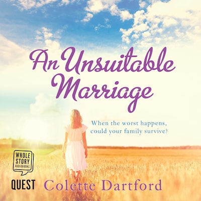 An Unsuitable Marriage – omslag til lydbogen af Colette Dartford