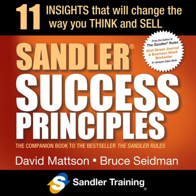 Sandler Success Principles – omslag til lydbogen af David Mattson, Bruce Seidman