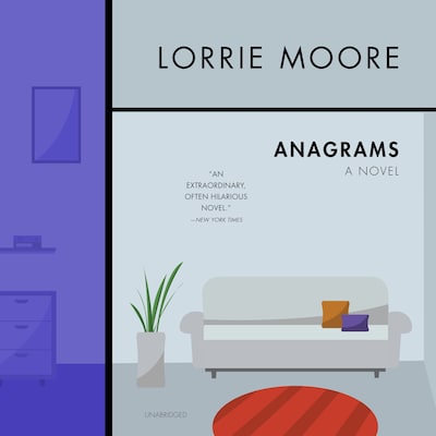 Anagrams – omslag til lydbogen af Lorrie Moore