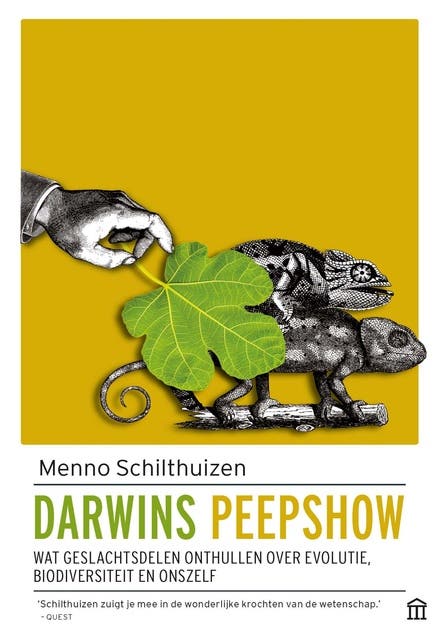 Darwins peepshow: wat geslachtsdelen onthullen over evolutie, biodiversiteit en onszelf – omslag van het luisterboek van Menno Schilthuizen