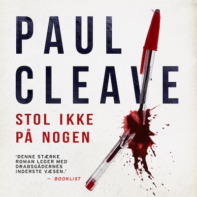 Stol ikke på nogen – omslag til lydbogen af Paul Cleave