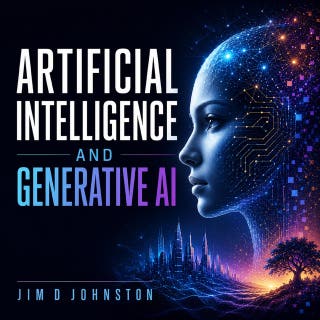 Artificial Intelligence and Generative Ai – omslag till ljudboken av Jim D Johnston