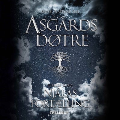 Asgårds døtre #4: Njálas fortælling – omslag til lydbogen af Sidsel Katrine Slej