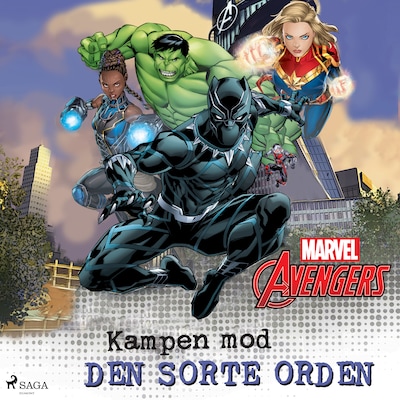 Avengers - Kampen mod Den sorte orden – omslag til lydbogen af Marvel