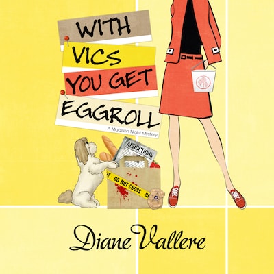 With Vics You Get Eggroll – omslag til lydbogen af Diane Vallere