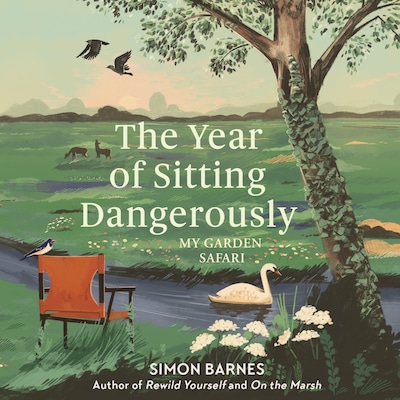 The Year of Sitting Dangerously – omslag til lydbogen af Simon Barnes