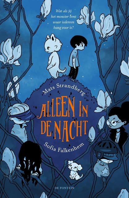 Alleen in de nacht – omslag van het luisterboek van Mats Strandberg