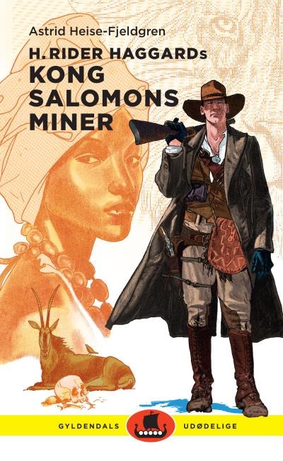 H. Rider Haggards Kong Salomons miner – omslag til lydbogen af Astrid Heise-Fjeldgren