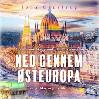 Ned gennem Østeuropa – omslag til lydbogen af Jørn Ørnstrup