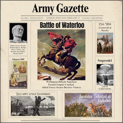 The Army Gazette – okładka audiobooka, autor Audiobooks Mr Punch