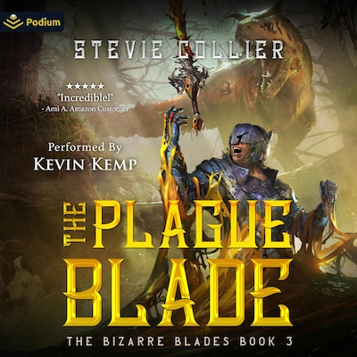 The Plague Blade – omslag til lydbogen af Stevie Collier