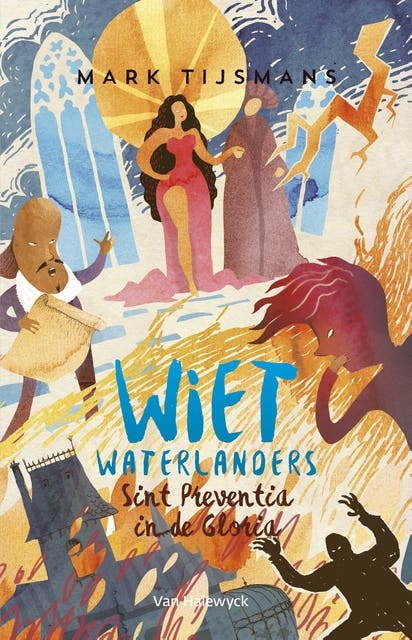 Wiet waterlanders en Sint-Preventia in de gloria – omslag van het luisterboek van Mark Tijsmans