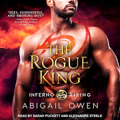 The Rogue King – omslag til lydbogen af Abigail Owen