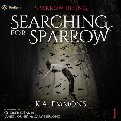Searching for Sparrow – omslag til lydbogen af K.A. Emmons