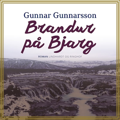 Brandur på Bjarg – omslag til lydbogen af Gunnar Gunnarsson