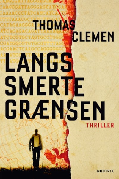 Langs smertegrænsen – omslag til lydbogen af Thomas Clemen