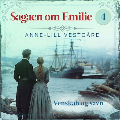 Venskab og savn - 4 – omslag til lydbogen af Anne-Lill Vestgård