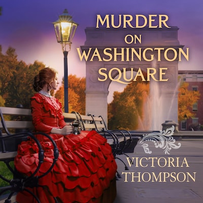 Murder on Washington Square – omslag til lydbogen af Victoria Thompson
