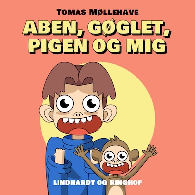 Aben, gøglet, pigen og mig – omslag til lydbogen af Tomas Møllehave