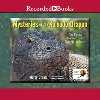 Mysteries of the Komodo Dragon – omslag til lydbogen af Marty Crump