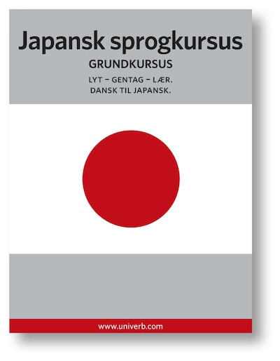 Japansk sprogkursus – omslag til lydbogen af Ann-Charlotte Wennerholm