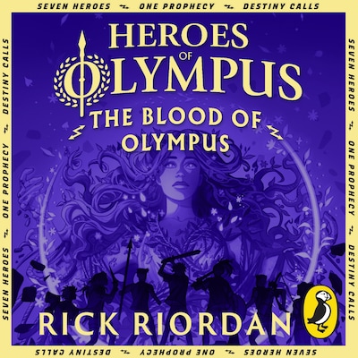 The Blood of Olympus (Heroes of Olympus Book 5) – omslag til lydbogen af Rick Riordan