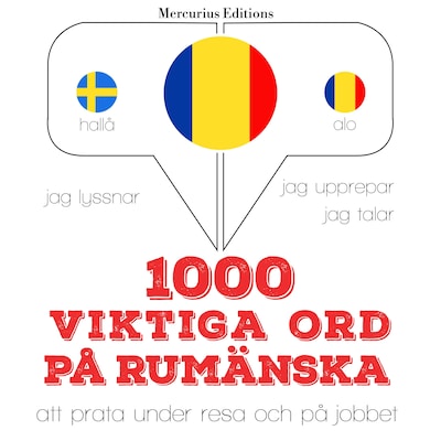 1000 viktiga ord på rumänska – omslag till ljudboken av JM Gardner