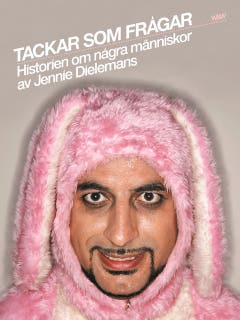 Tackar som frågar : Historien om några människor – omslag till ljudboken av Jennie Dielemans