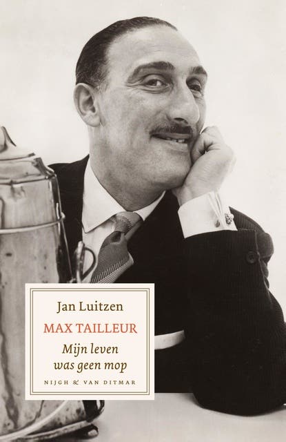 Max Tailleur: mijn leven was geen mop – omslag van het luisterboek van Jan Luitzen