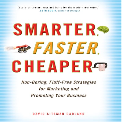 Smarter, Faster, Cheaper – omslag til lydbogen af David Sitemen Garland