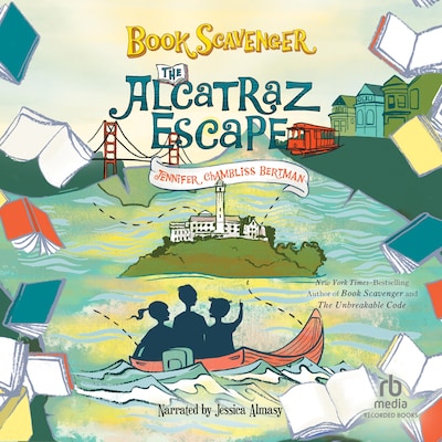 The Alcatraz Escape – omslag til lydbogen af Jennifer Chambliss Bertman
