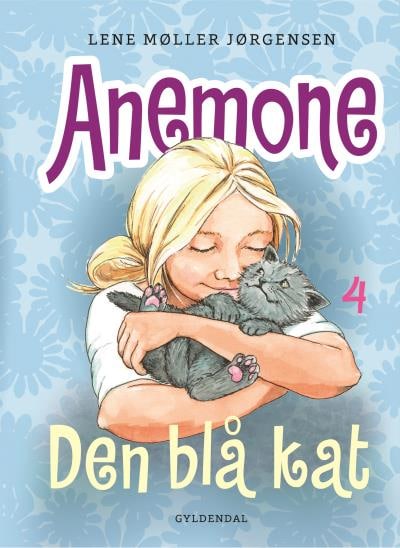 Anemone 4 - Den blå kat – omslag til lydbogen af Lene Møller Jørgensen